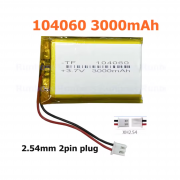 Bateria tipo 104060 3.7v 3000mAh